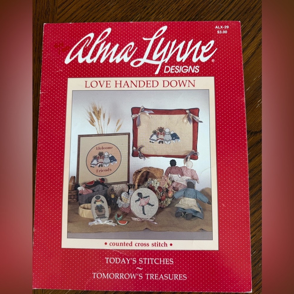 Alma Lynne Designs lot of 5 Booklets Counted Cross Stitch Bears Folk Country - Picture 2 of 9